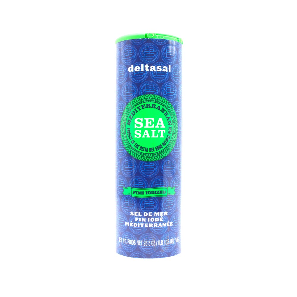 Deltasal Sea Salt Fine Iodized 750G – Select Food Shoppe